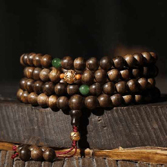 The Meaning of the 108 Agarwood Mala Bracelet in Chinese Culture
