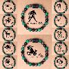 Libra Zodiac Malachite Wealth Attraction Bracelet