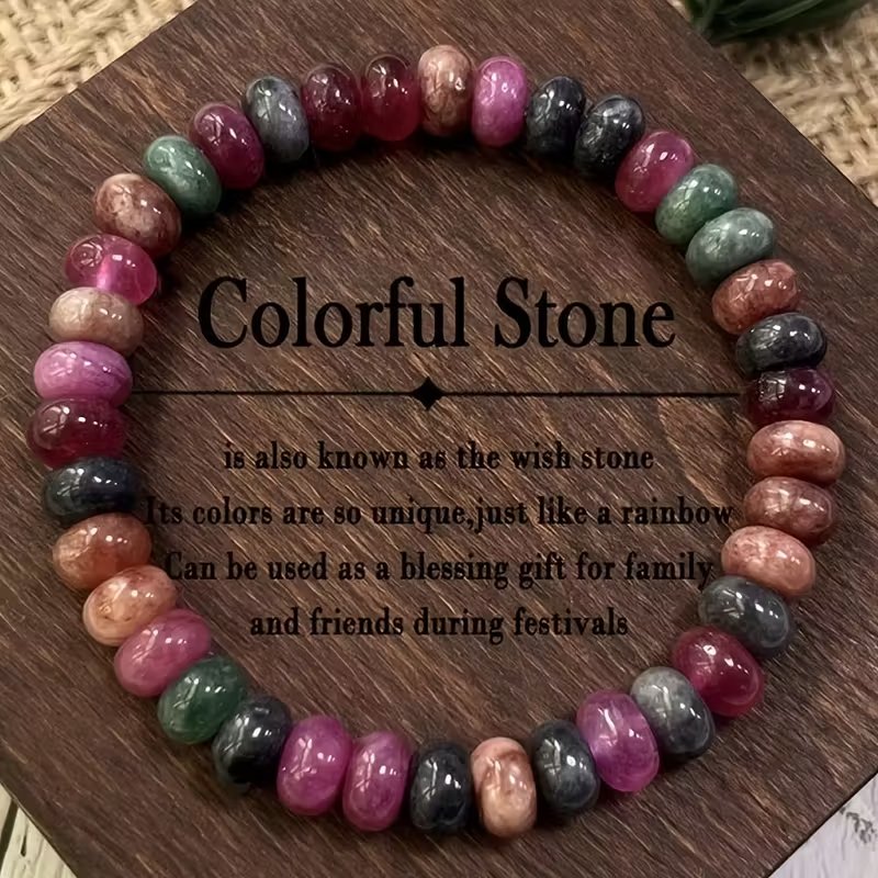 Rainbow Love Stone Bracelet