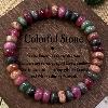Rainbow Love Stone Bracelet