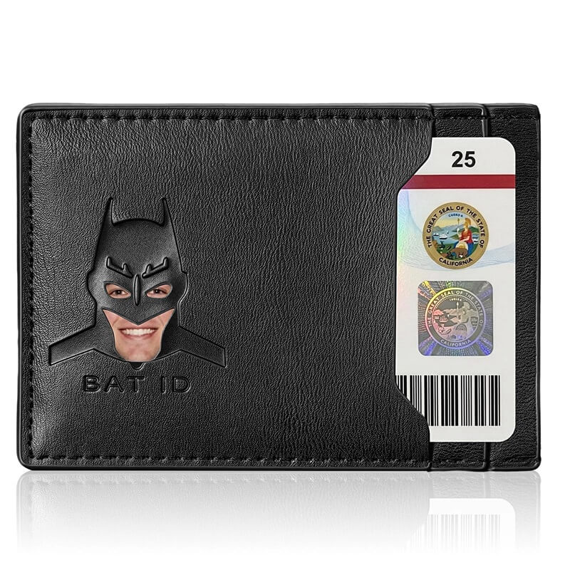 Bat Wallet with Card Slots & ID Holder