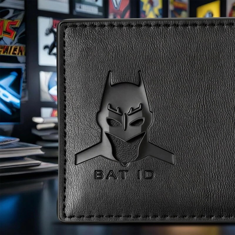 Bat Wallet with Card Slots & ID Holder