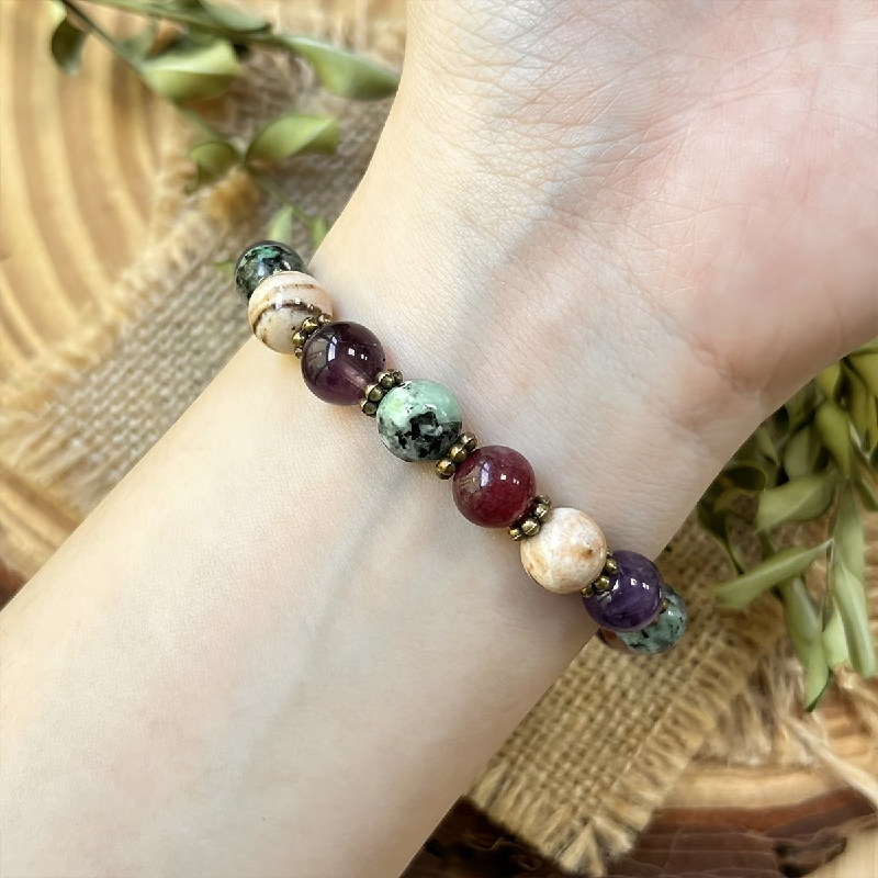 Empath’s Shield Crystal Beaded Bracelet