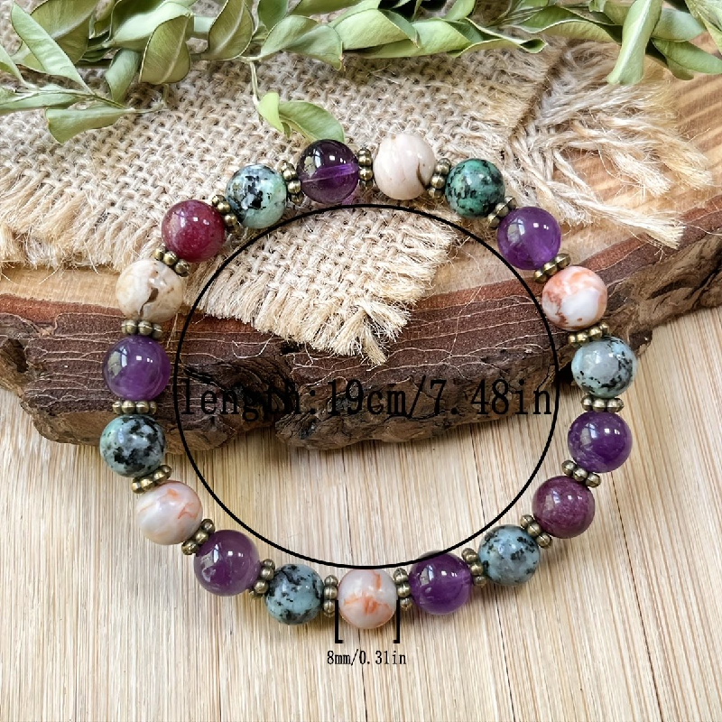 Empath’s Shield Crystal Beaded Bracelet