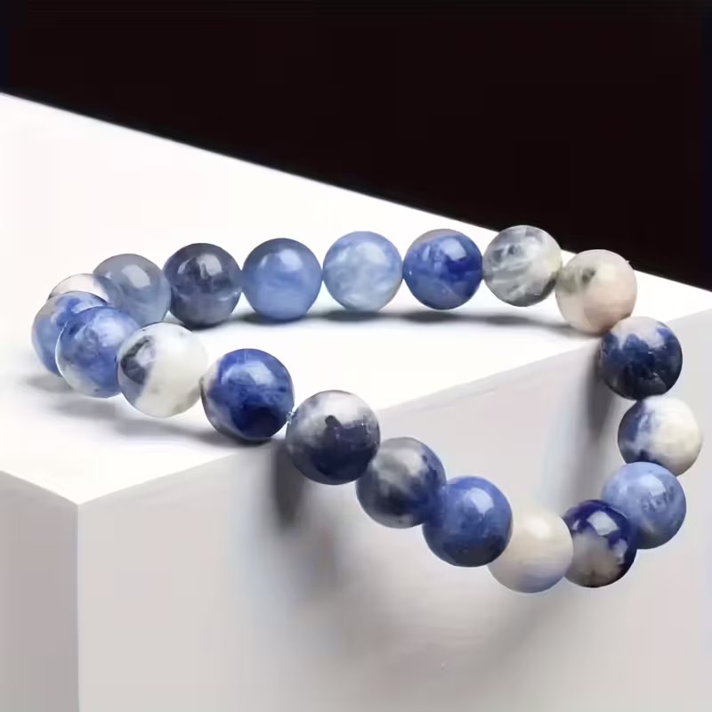 Handmade Porcelain Stone Blessing Bracelet