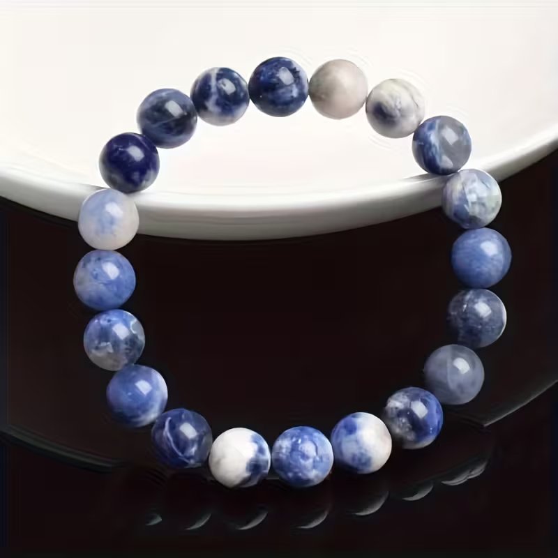 Handmade Porcelain Stone Blessing Bracelet