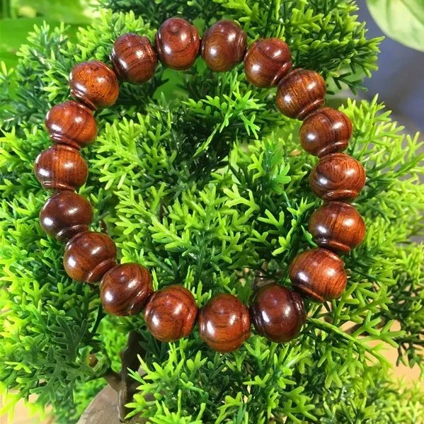 Natural Timor-Leste Agarwood 12mm Men’s Feng Shui Bracelet