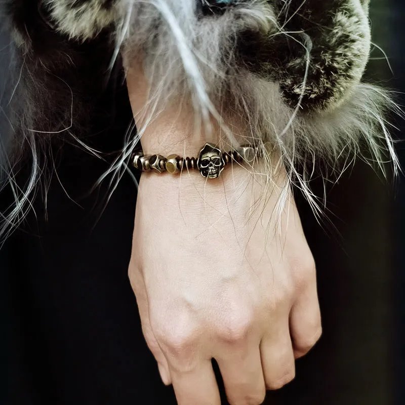 Chinese Bracelet for Wealth - Skull Style Luck Boost