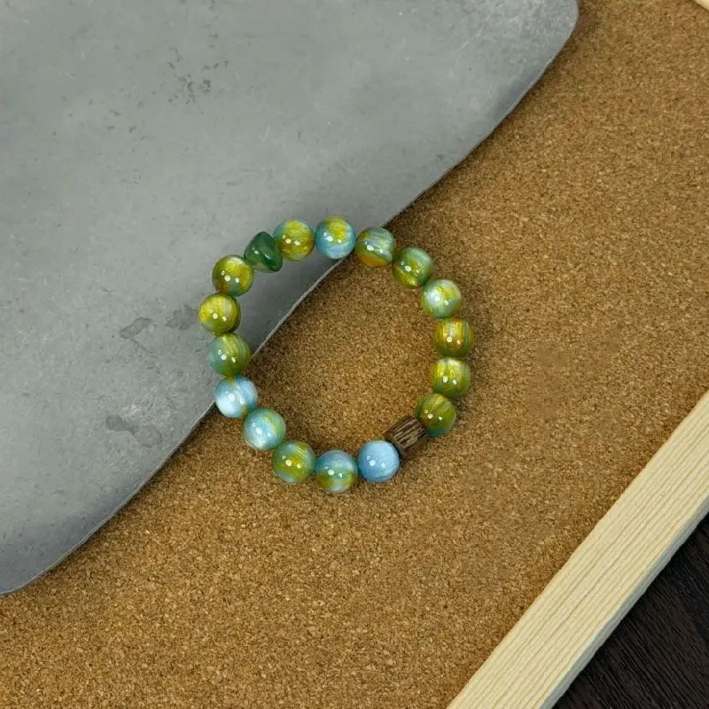 Lucky Wealth Bracelet - Matte Bead, Luck Protection