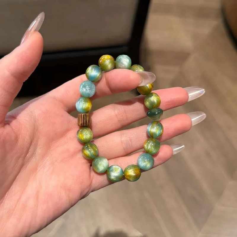 Lucky Wealth Bracelet - Matte Bead, Luck Protection