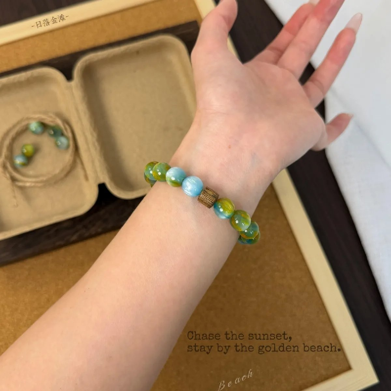 Lucky Wealth Bracelet - Matte Bead, Luck Protection