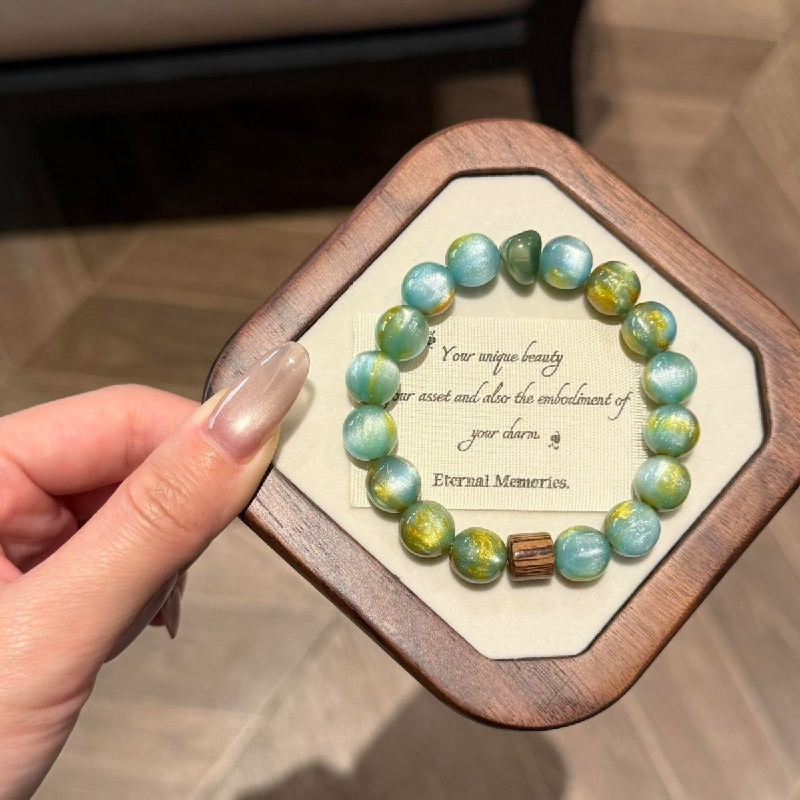 Lucky Wealth Bracelet - Matte Bead, Luck Protection