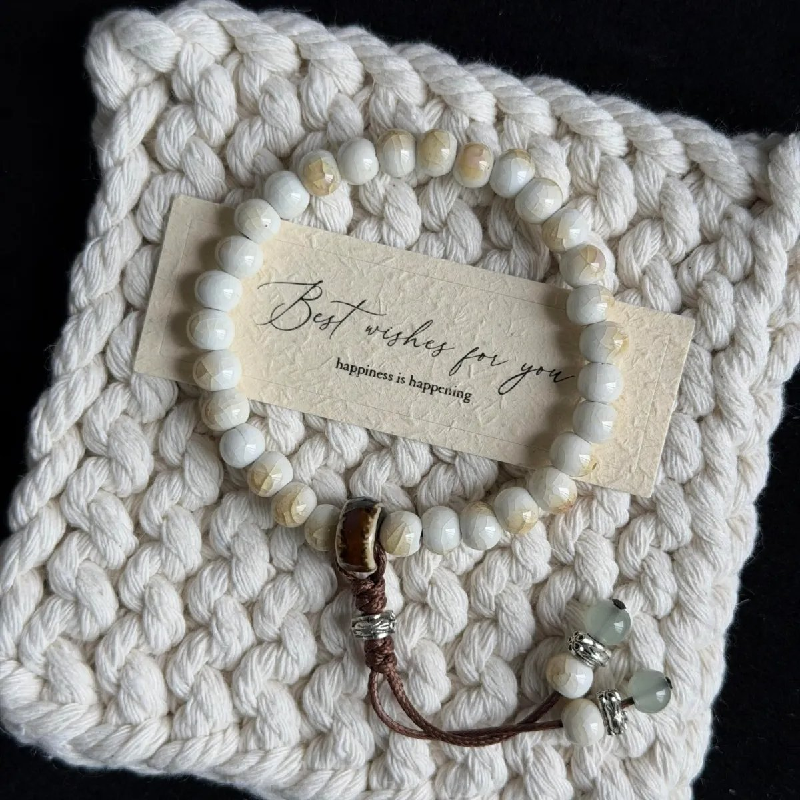 The Moon Bracelet - Chinese Style, Luck & Peace