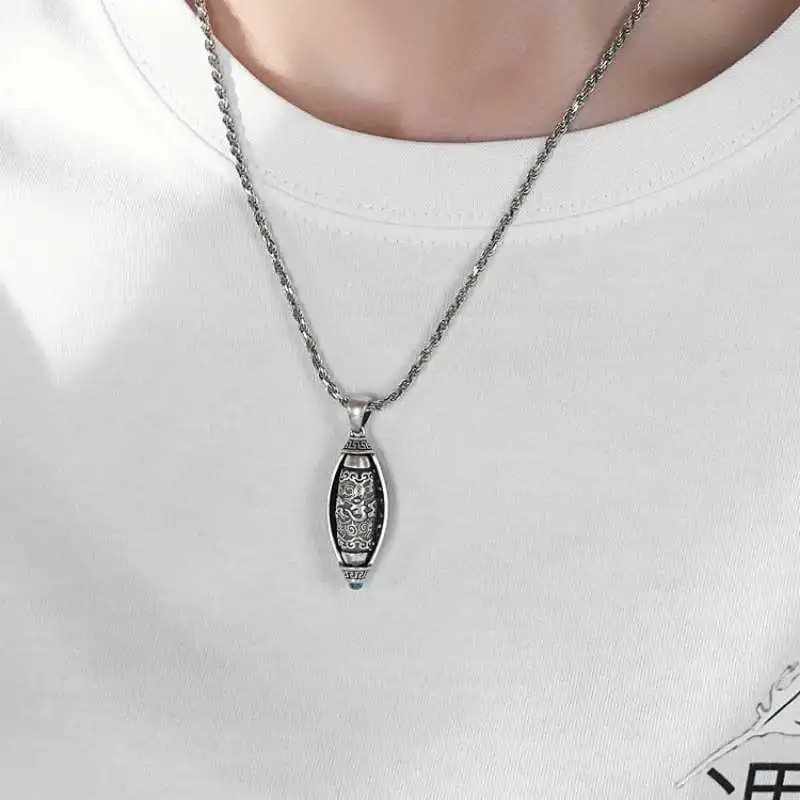 Feng shui bracelet - Wealth Luck Rotating Pendant Necklace