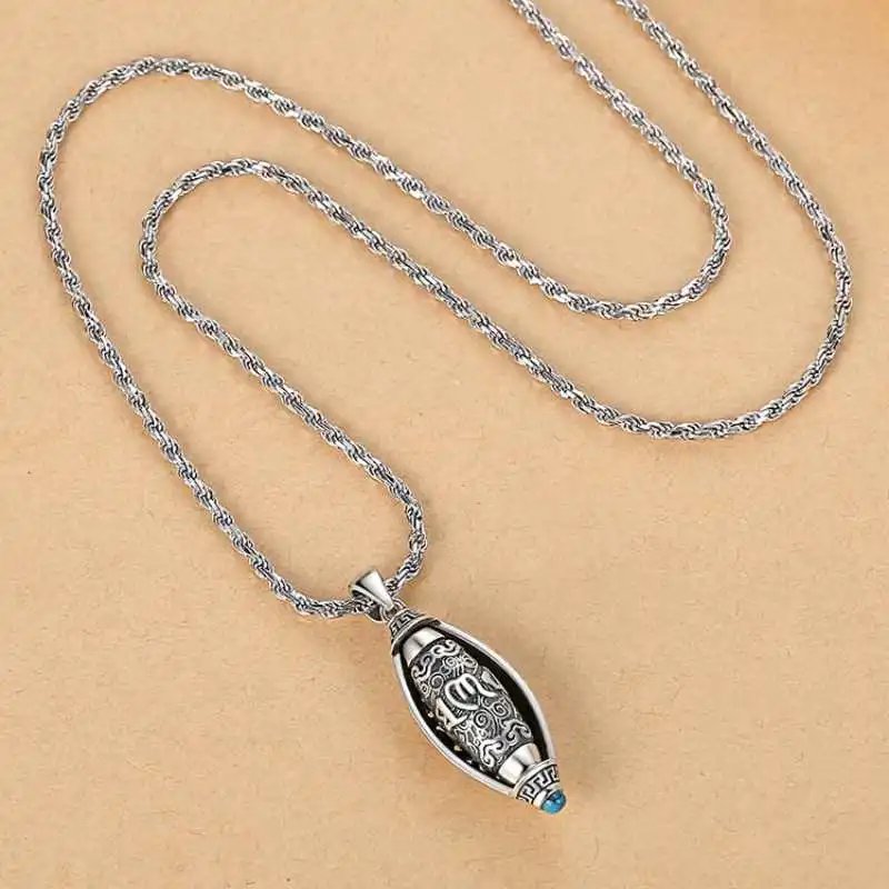 Feng shui bracelet - Wealth Luck Rotating Pendant Necklace