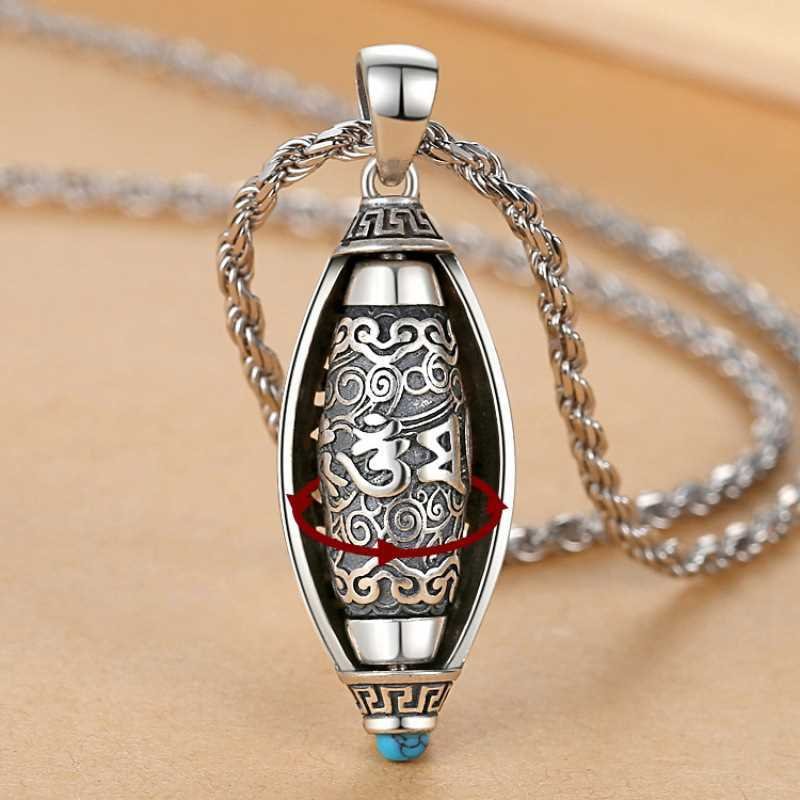 Feng shui bracelet - Wealth Luck Rotating Pendant Necklace