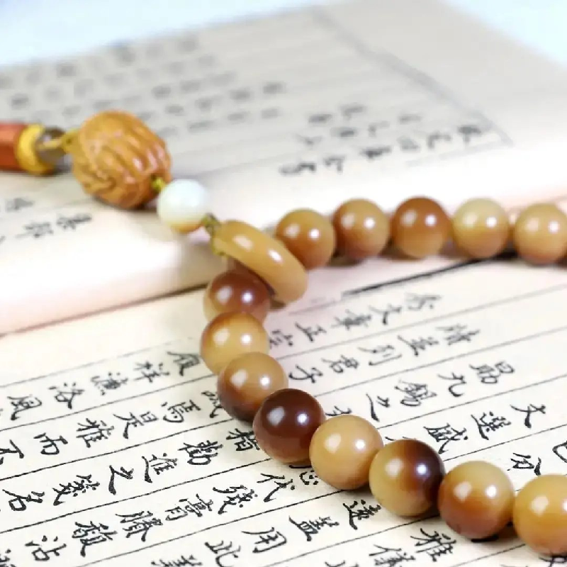 Handmade Bodhi Root Feng Shui Protection Bracelet for Men Women