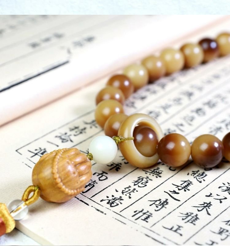Handmade Bodhi Root Feng Shui Protection Bracelet for Men Women