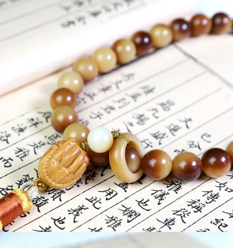 Handmade Bodhi Root Feng Shui Protection Bracelet for Men Women