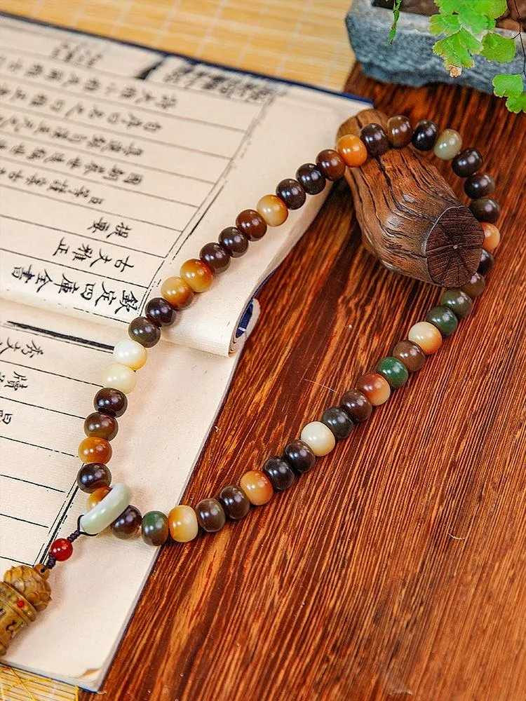 Natural Dunhuang White Bodhi Bracelet