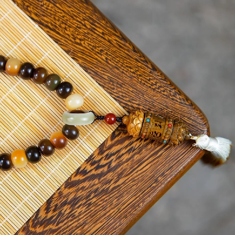 Natural Dunhuang White Bodhi Bracelet