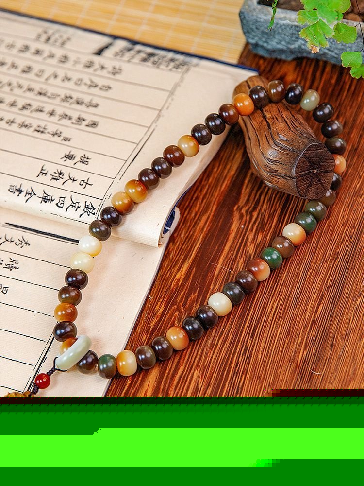 Natural Dunhuang White Bodhi Bracelet