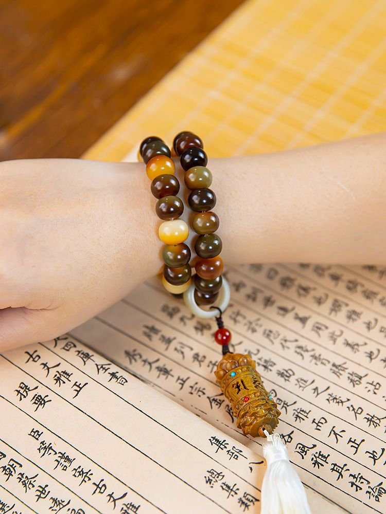Natural Dunhuang White Bodhi Bracelet