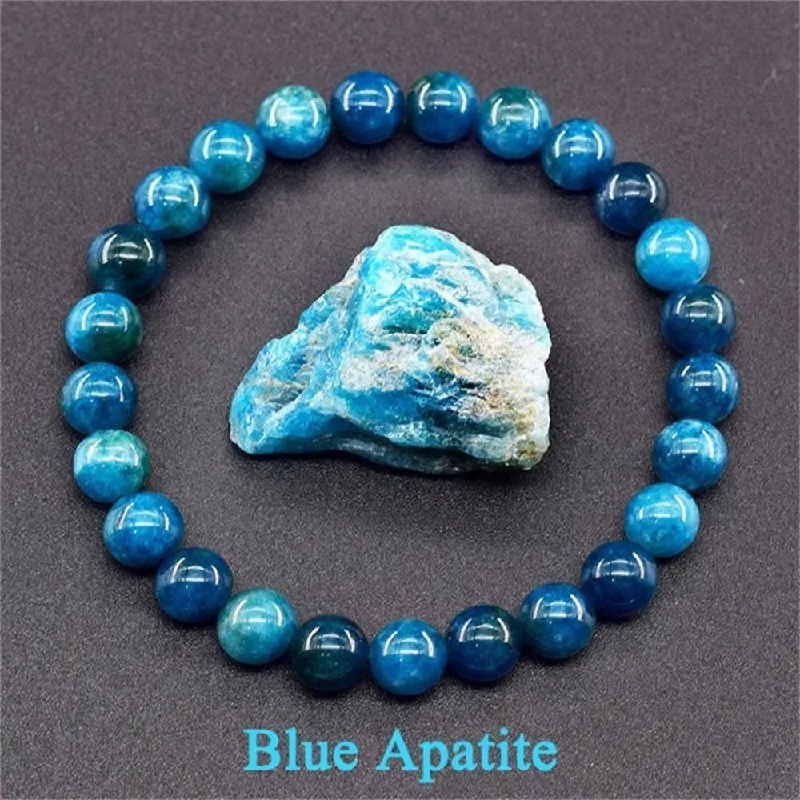 Lucky Pixiu Crystal Bracelet Set Blue Protection Beaded Bracelet