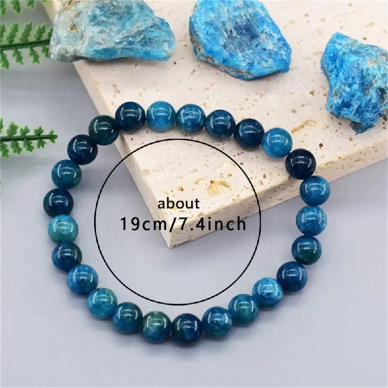 Lucky Pixiu Crystal Bracelet Set Blue Protection Beaded Bracelet