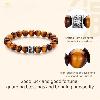 Sunflower Tiger Eye Bracelet – Sterling Silver Mala Jewelry