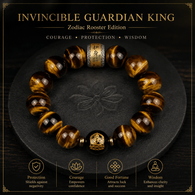 Red Tiger Eye Fortune Bracelet – Chinese Buddha Beaded Bracelet