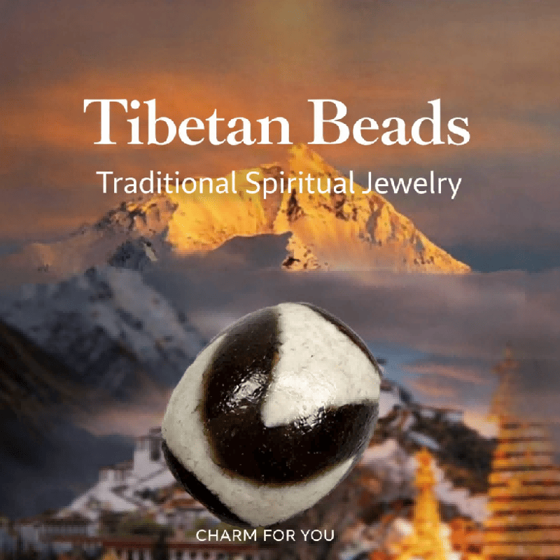 Tibetan Dzi Yak Bone Bracelet – Vintage Himalayan Mala