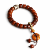 Tibetan Dzi Yak Bone Bracelet – Vintage Himalayan Mala