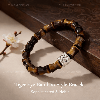 Bamboo Tiger Eye Bracelet – Sterling Silver Mala Bracelet