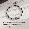 Sterling Silver Pixiu Bracelet – Braided Feng Shui Bracelet