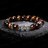 Pixiu Mantra Bracelet – Sterling Silver Feng Shui Mala