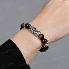 Pixiu Mantra Bracelet – Sterling Silver Feng Shui Mala