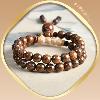 Double Wrap Golden Sandalwood Mala Bracelet – Zen Beads
