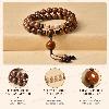 Double Wrap Golden Sandalwood Mala Bracelet – Zen Beads
