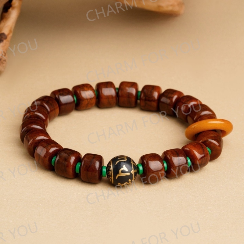 Tibetan Dzi Yak Bone Mala Bracelet – Himalayan Zen Beads