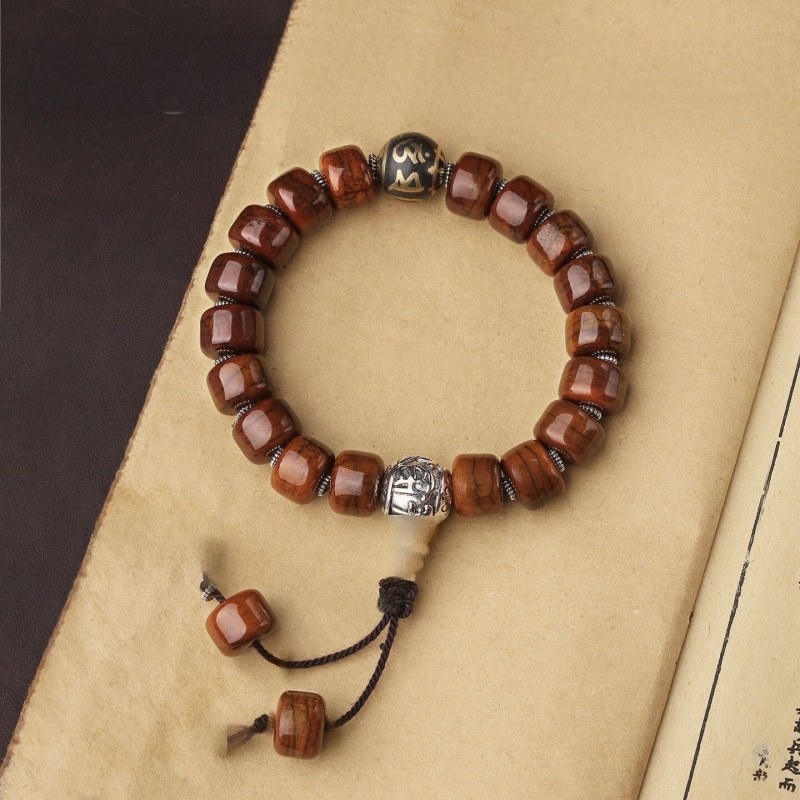 Yak Bone Mantra Bracelet – Tibetan Zen Beaded Bracelet