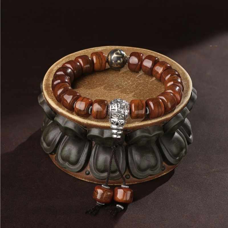 Yak Bone Mantra Bracelet – Tibetan Zen Beaded Bracelet