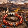 Seven-Eye Dzi Agate Bracelet – Tibetan Zen Jewelry