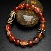 Seven-Eye Dzi Agate Bracelet – Tibetan Zen Jewelry