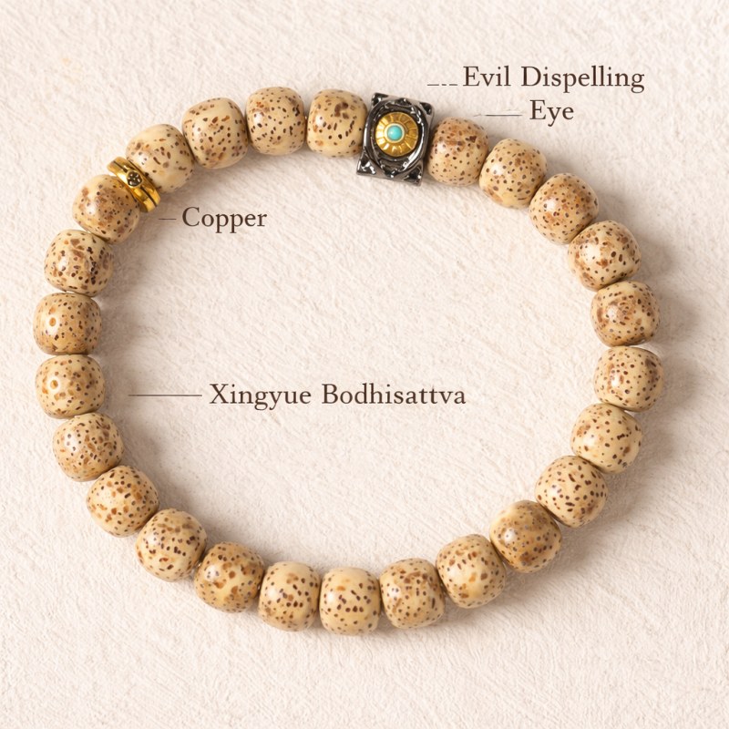 Star & Moon Bodhi Bracelet | Evil Eye Protection Jewelry