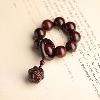 Rosewood Zodiac Buddhist Bracelet | Stress Relief & Protection