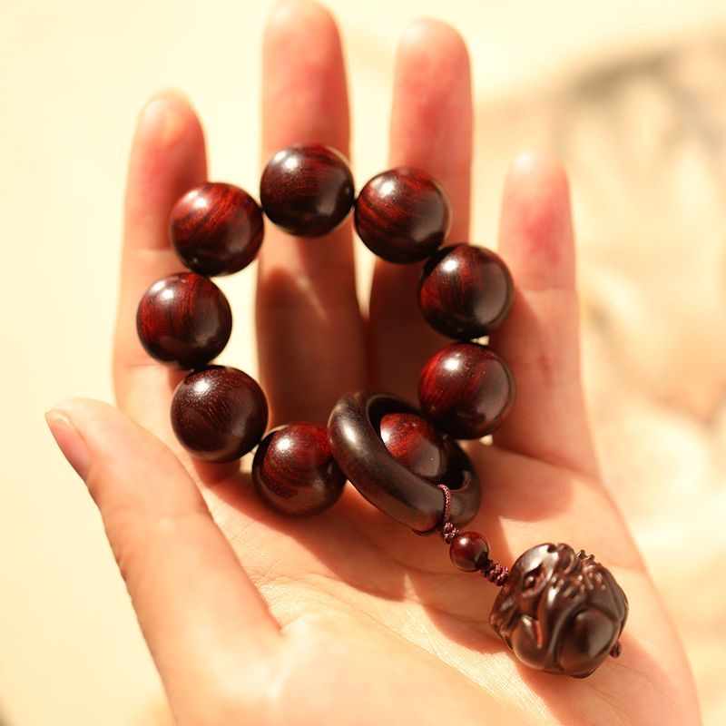 Rosewood Zodiac Buddhist Bracelet | Stress Relief & Protection