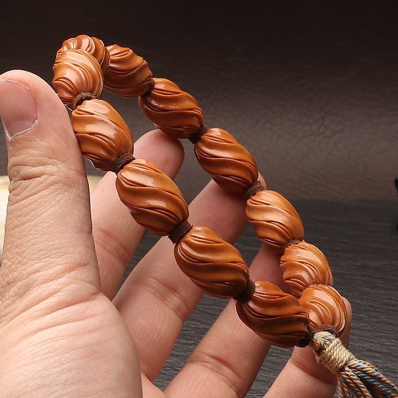Olive Seed Buddhist Bracelet | Handmade Spiritual & Protective Jewelry