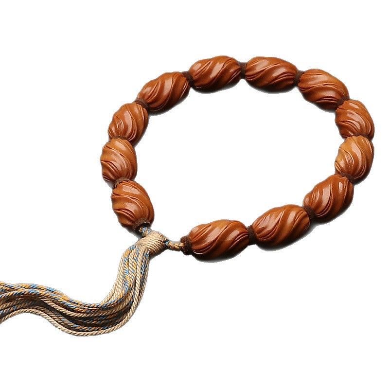 Olive Seed Buddhist Bracelet | Handmade Spiritual & Protective Jewelry