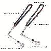 Black Natural Stone Prayer Bead Bracelet | Islamic Tasbih for Salah